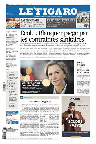 Le Figaro du Jeudi 13 Janvier 2022