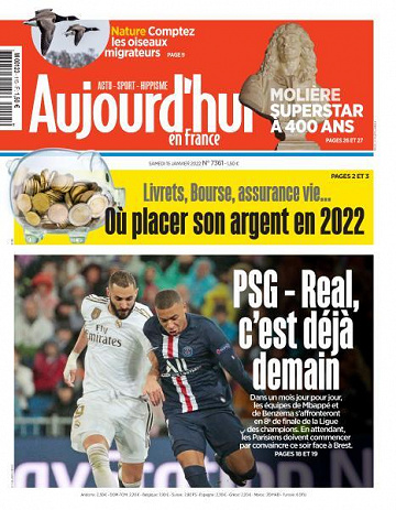 Aujourd’hui en France - 15 Janvier 2022