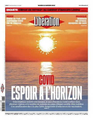 Libération du Mardi 18 Janvier 2022
