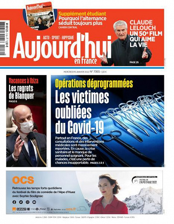 Aujourd’hui en France - 19 Janvier 2022