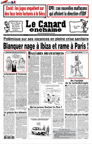 Le Canard Enchaine - 19 Janvier 2022