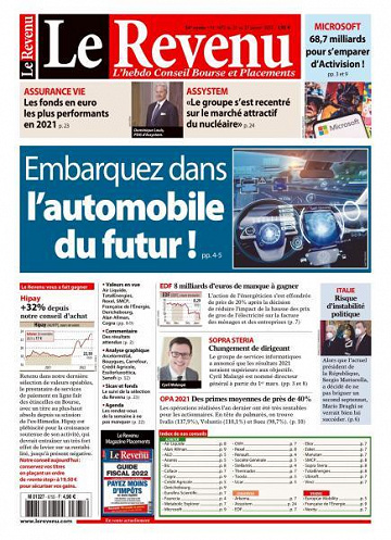 Le Revenu - 21 Janvier 2022