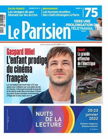 Le Parisien du Jeudi 20 Janvier 2022