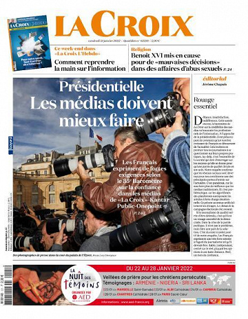 La Croix - 21 Janvier 2022