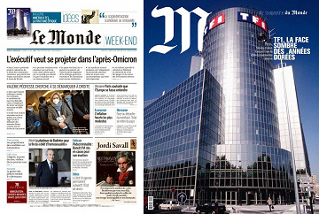 Pack Le Monde + M le Magazine du Monde - 22 Janvier 2022