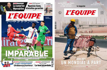 L’equipe du Samedi 22 Janvier 2022