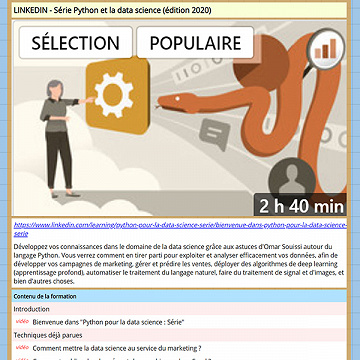 LINKEDIN - Série Python pour la data science