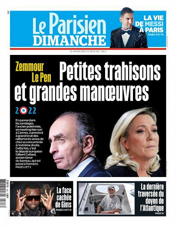Le Parisien du Dimanche 23 Janvier 2022