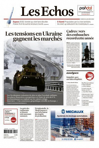 Les Echos du Mardi 25 Janvier 2022
