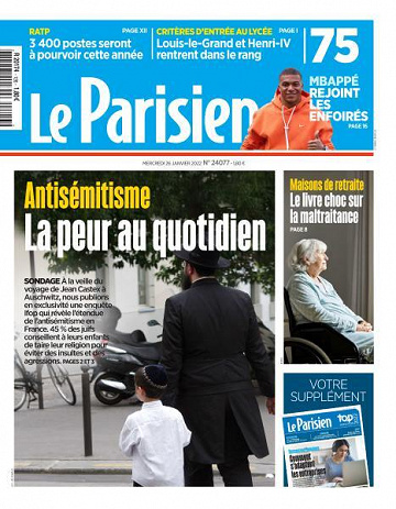 Le Parisien du Mercredi 26 Janvier 2022