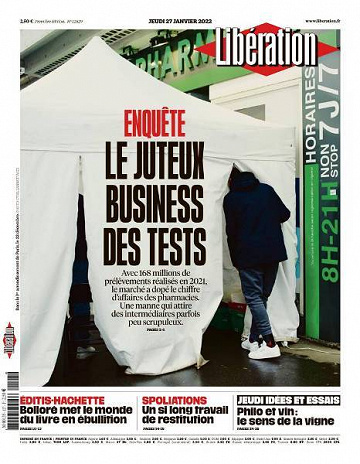 Libération du Jeudi 27 Janvier 2022