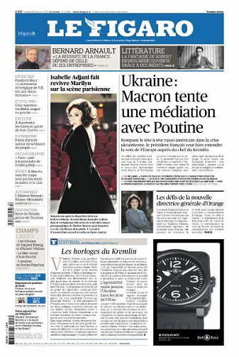 Le Figaro du Vendredi 28 Janvier 2022