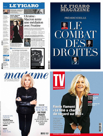 Pack Le Figaro et ses 3 suppléments - Vendredi 28 Janvier 2022