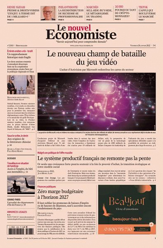 Le nouvel Economiste - 28 Janvier 2022