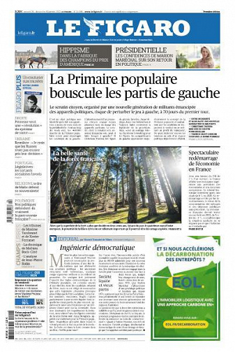 Le Figaro du Samedi 29 et Dimanche 30 Janvier 2022