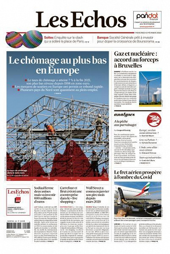 Les Echos du Mercredi 2 Février 2022