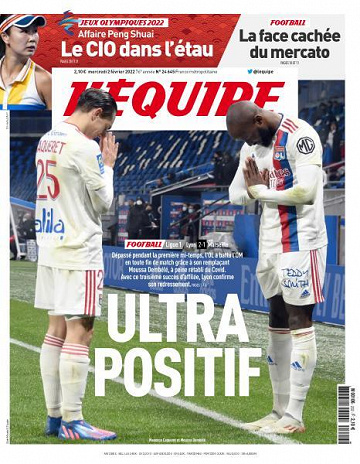 L’equipe du Mercredi 2 Février 2022