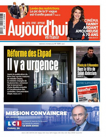 Aujourd’hui en France - 2 Février 2022