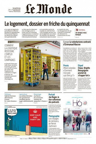 Le Monde du Jeudi 3 Février 2022