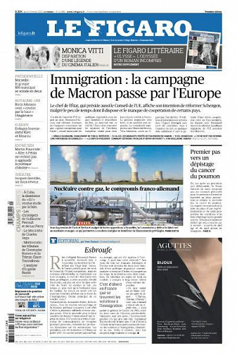 Le Figaro du Jeudi 3 Février 2022