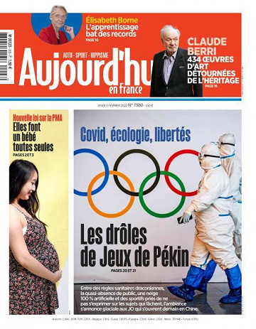 Aujourd’hui en France - 3 Février 2022