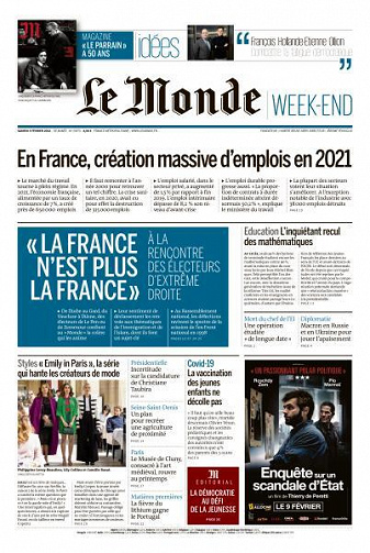 Le Monde du Samedi 5 Février 2022