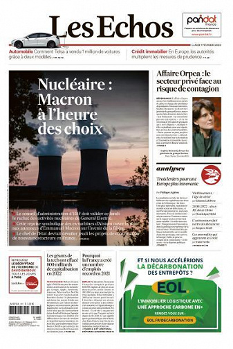 Les Echos du Lundi 7 Février 2022