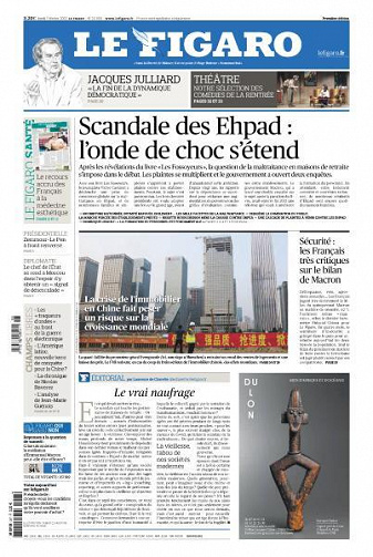 Le Figaro du Lundi 7 Février 2022