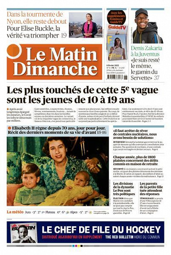Le Matin Dimanche - 6 Février 2022