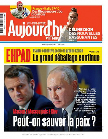 Aujourd’hui en France - 7 Février 2022