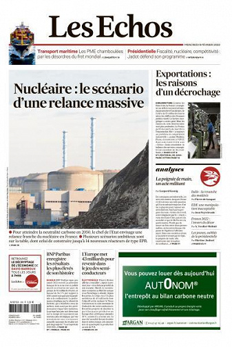 Les Echos du Mercredi 9 Février 2022