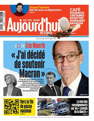 Aujourd’hui en France - 10 Février 2022