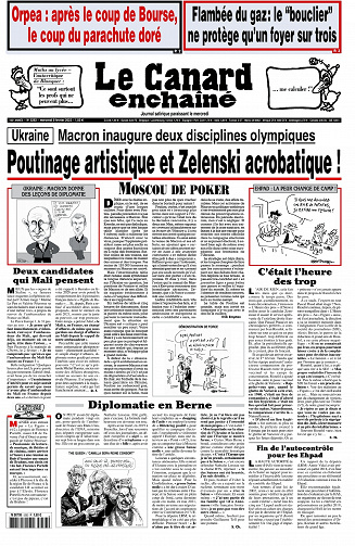 Le Canard enchaîné - 09 Fevrier 2022