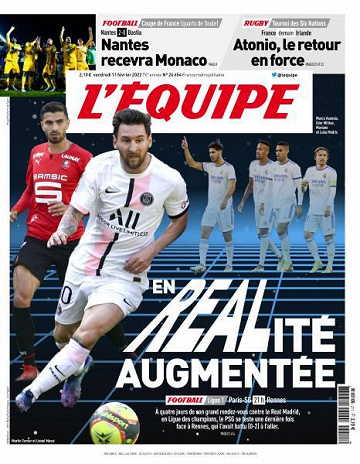 L’equipe du Vendredi 11 Février 2022