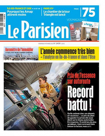 Le Parisien du Vendredi 11 Février 2022