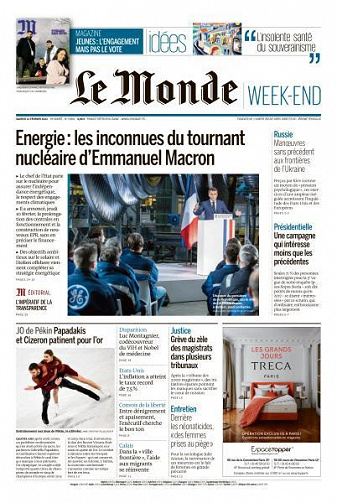 Le Monde du Samedi 12 Février 2022