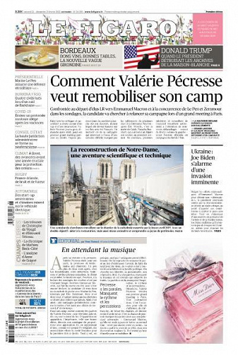Le Figaro du Samedi 12 et Dimanche 13 Février 2022