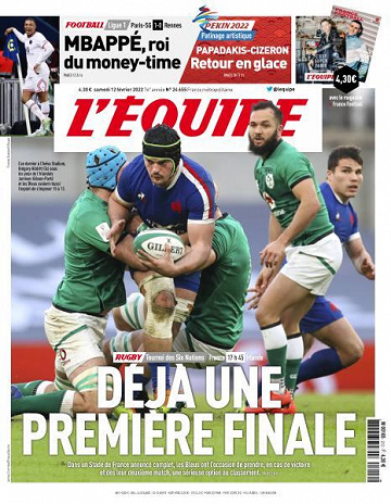 L’equipe du Samedi 12 Février 2022