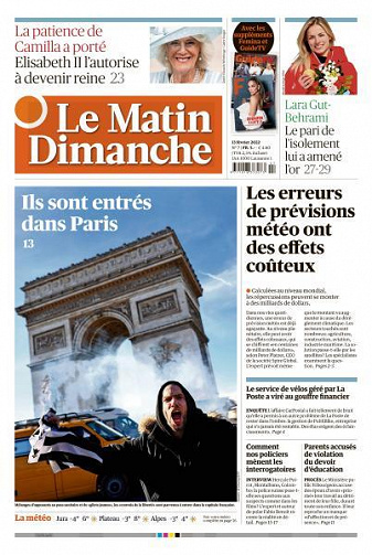 Le Matin Dimanche - 13 Février 2022
