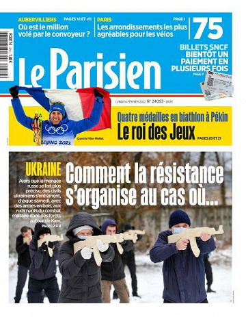 Le Parisien du Lundi 14 Février 2022
