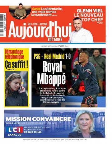Aujourd’hui en France - 16 Février 2022