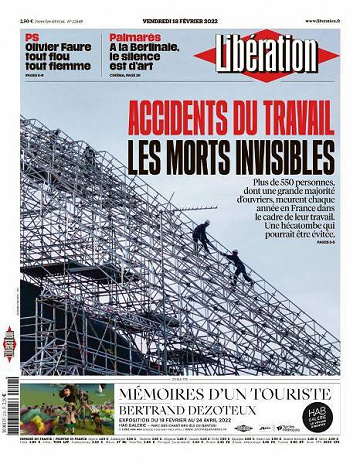 Libération du Vendredi 18 Février 2022