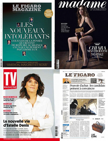 Pack Le Figaro et ses 3 suppléments - Vendredi 18 Février 2022