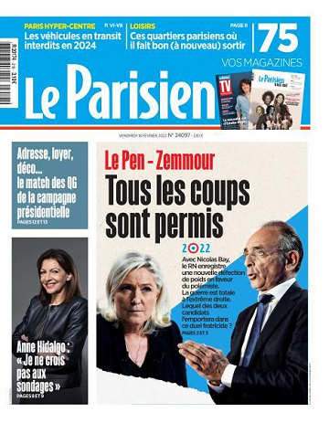 Le Parisien du Vendredi 18 Février 2022