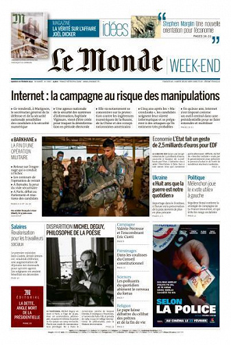 Le Monde du Samedi 19 Février 2022