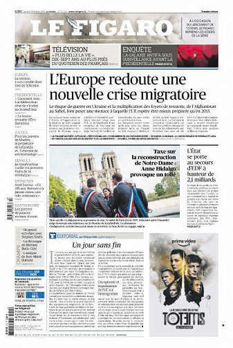 Le Figaro du Samedi 19 Février 2022