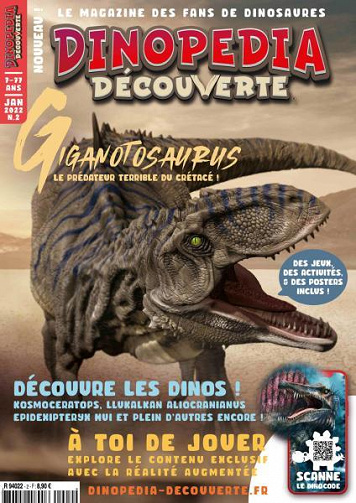 Dinopédia Découverte - Janvier 2022