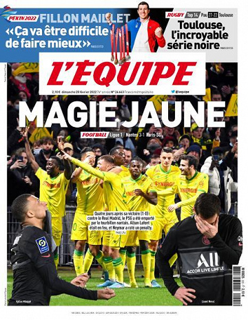 L’equipe du Dimanche 20 Février 2022