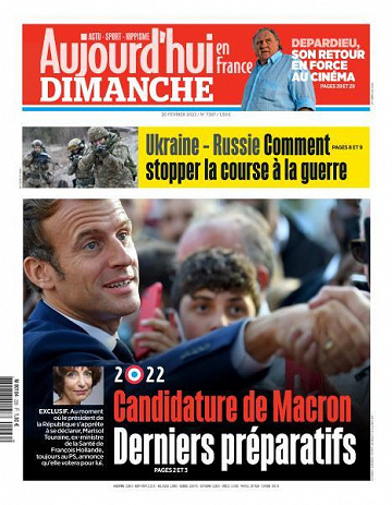Aujourd’hui en France - 20 Février 2022