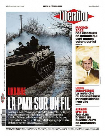 Libération du Lundi 21 Février 2022
